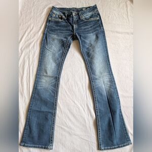 Vintage Miss Me Embellished/ Embroidered Sz28 Bootcut Signature Rise